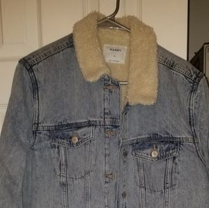 Denim Fur Jacket